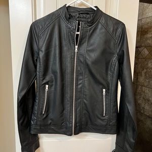 Faux Leather Jacket